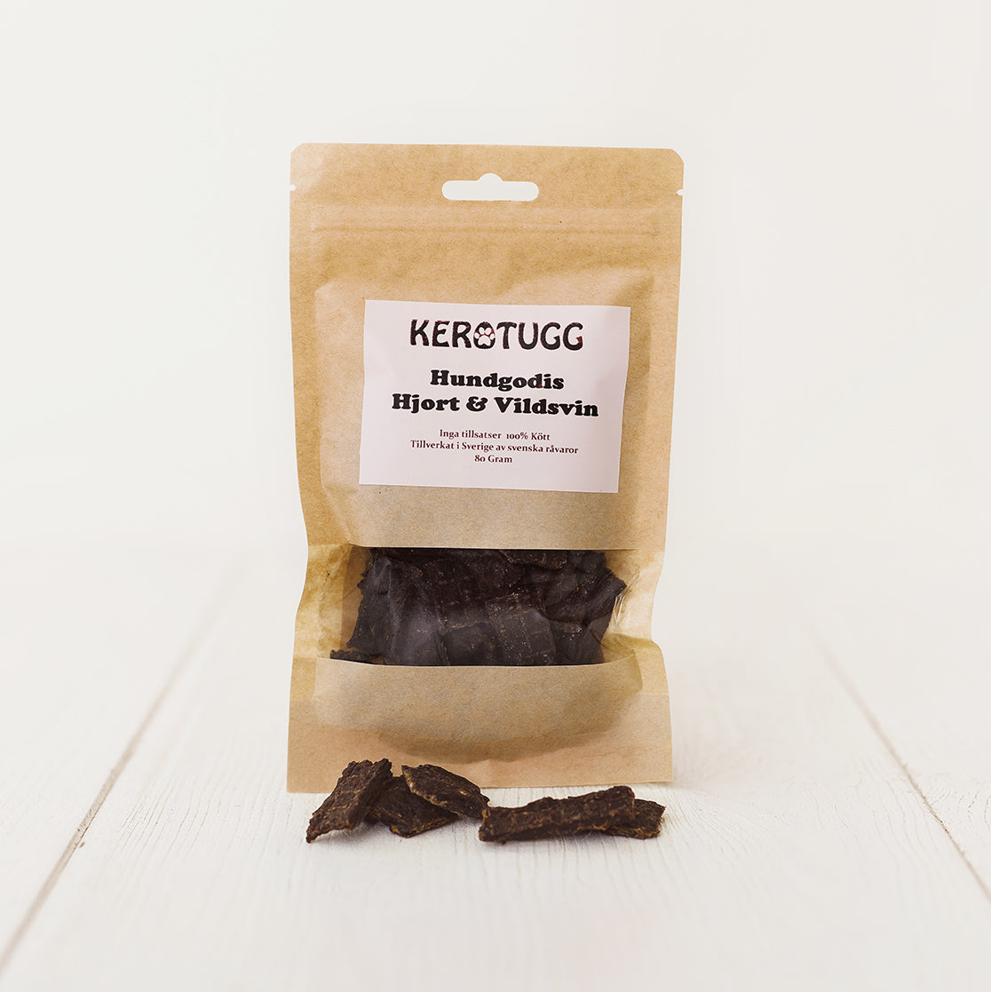 Kerotugg - Koiranherkut Hirvi & Villisika 80g