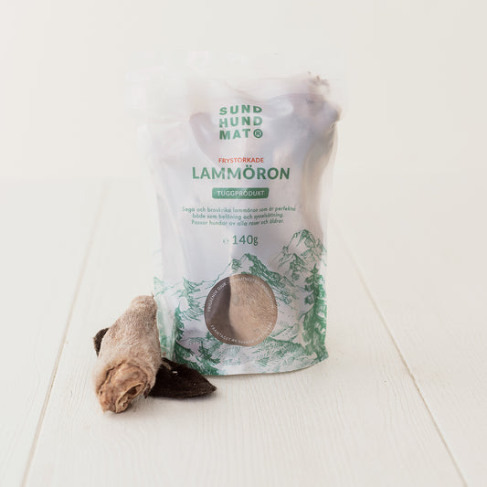 Sund Hundmat - Pakastekuivatut lampaankorvat 140g